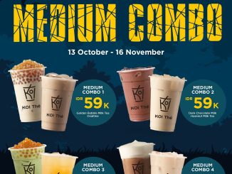 Promo KOI THE SPECIAL TREATS - Harga Spesial Medium Combo cuma Rp. 59.000