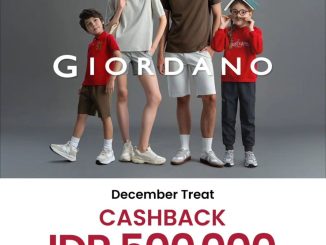 Promo Giordano December Treats Get Cashback Rp 500.000* 2
