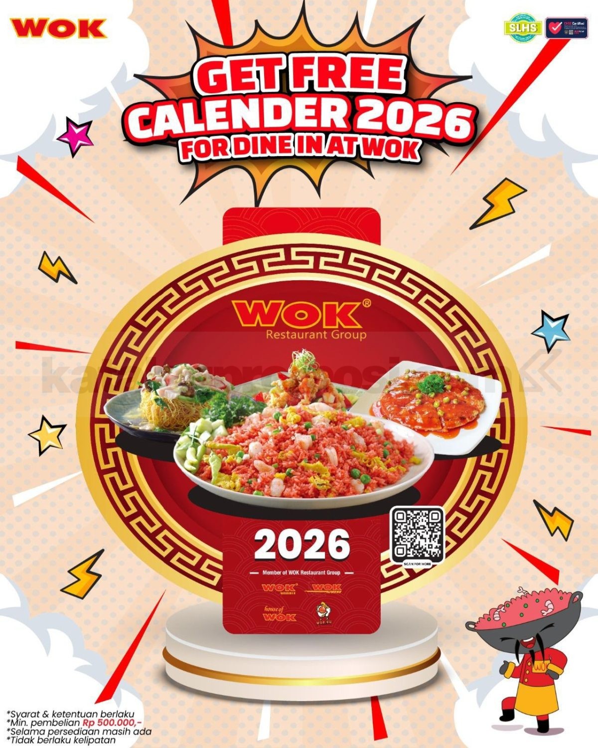 Promo WOK Restaurant Get FREE Calendar 2026* Promo WOK Restaurant Get FREE Calendar 2026* 1