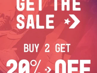 Promo Converse Weekend Deals Discount 20% sepatu dan apparel pilihan