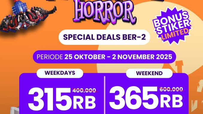 Promo Trans Studio Bandung High School Horror mulai Rp 315RB 1