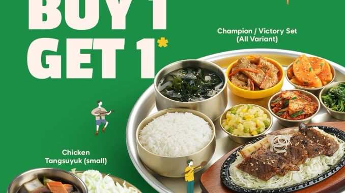 Promo 88 Seoul 12.12 Buy 1 Get 1 Free berlaku 10–12 Desember 2025 untuk Champion dan Victory Set.