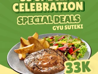 Promo Abuba Steak Special Deals Gyu Suteki Rp. 33.000 berlaku 07–08 November 2025 di Abuba Cipato.