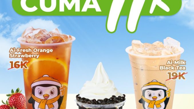 Promo Ai-CHA 11.11 Menu Favorit mulai Rp. 11.000 berlaku 11–13 November 2025 di outlet Ai-CHA terpilih
