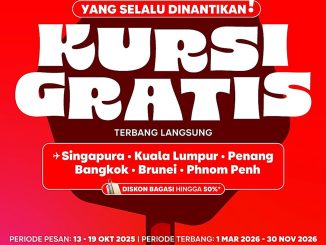 Promo AirAsia KURSI GRATIS ke Singapura, Penang, Bangkok, dan destinasi lainnya via AirAsia MOVE