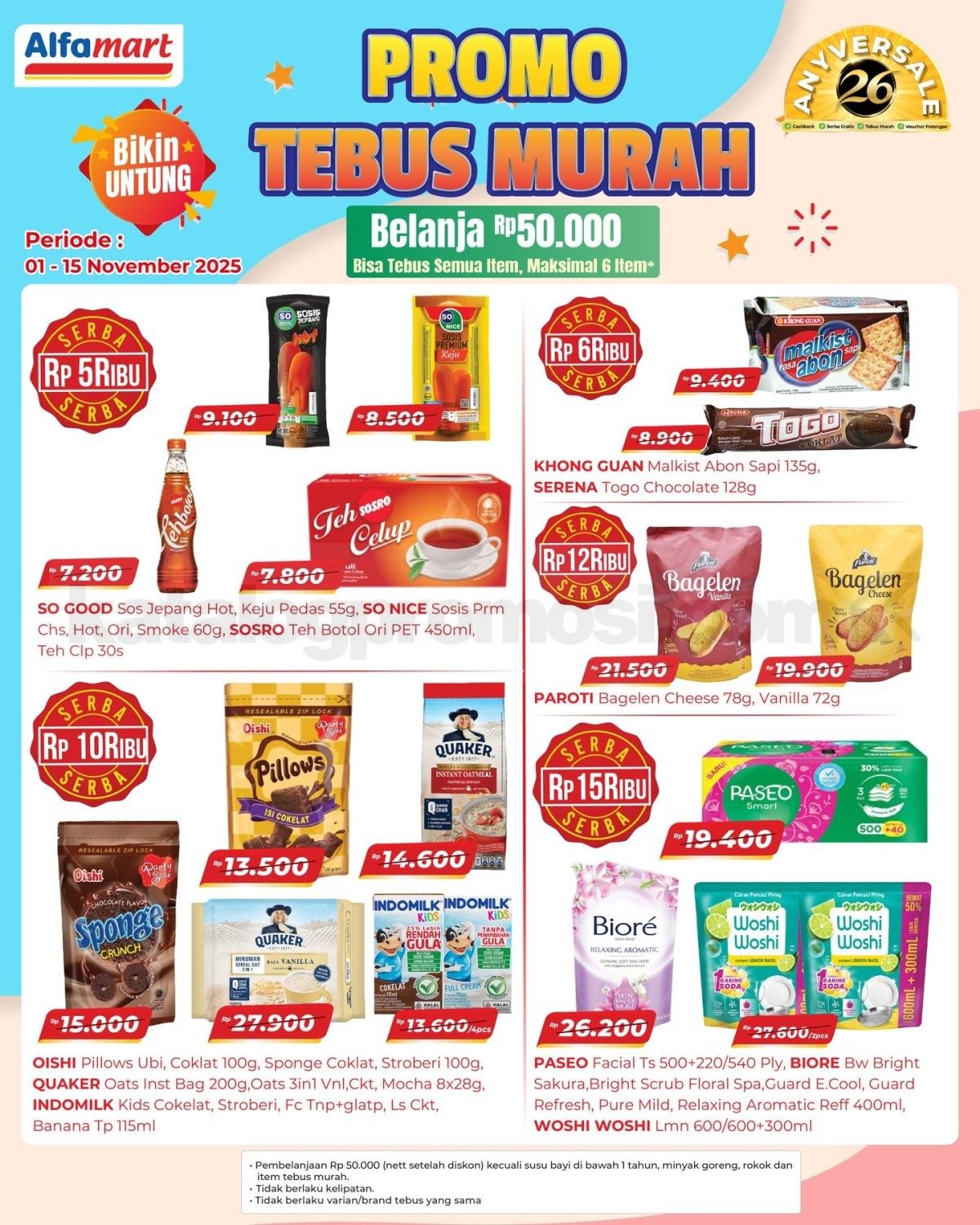 Promo Alfamart Tebus Murah Produk Serba Mulai Rp5.000 Promo Alfamart Tebus Murah Produk Serba Mulai Rp5.000 1