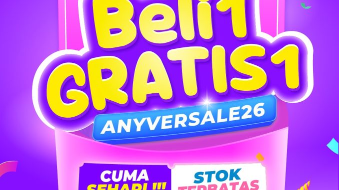 Promo ALFAMART ULANG TAHUN 26 ANNIVERSARY SALE Beli 1 Gratis 1 1