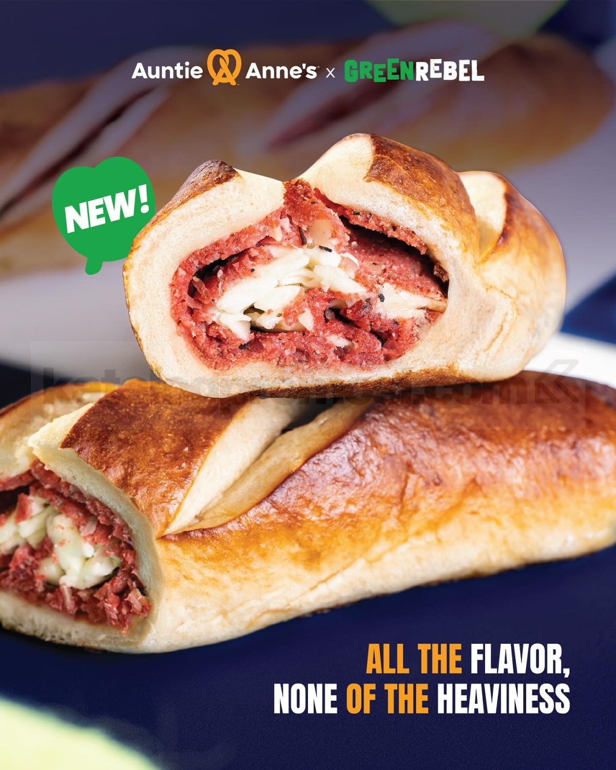 Promo AUNTIE ANNE’S x GREEN REBEL NEW ! Pastrami Truffle Cheese Promo AUNTIE ANNE’S x GREEN REBEL NEW ! Pastrami Truffle Cheese 2