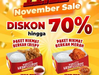 Promo Ayam Bersih Berkah 11.11 November Sale Diskon Hingga 70% Paket Nikmat Berkah Crispy & Merah