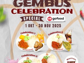 Promo Ayam Gepuk Pak Gembus Celebration Paket lengkap Rp. 45.000 di GoFood