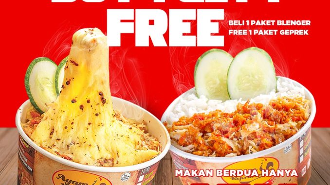 Promo Ayam Keprabon Express Sarinah Grand Opening Buy 1 Get 1 Free Paket Blenger + Gratis Paket Geprek