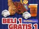 Promo Ayam Kum Kum Hari Celap Celup Beli 1 Gratis 1 Paket Meal Set + Paket Kum Kum Hemat berlaku 18 November 2025