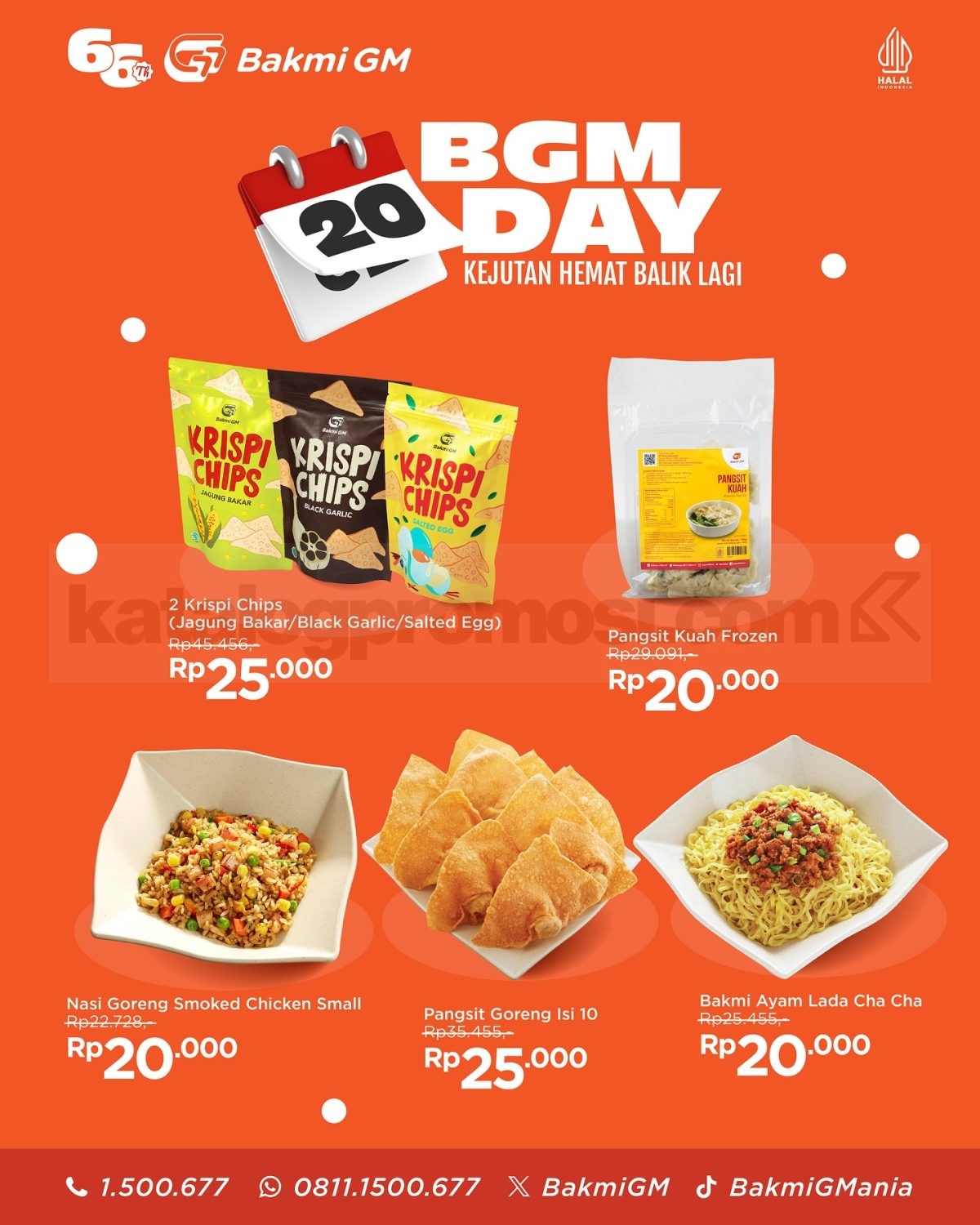 Promo Bakmi GM BGM Day Serba 20–25 Ribu + Gratis Hydroplus 3
