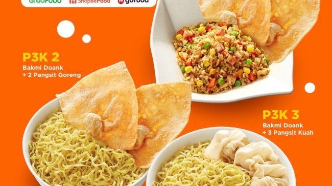 Promo Bakmi GM Delivery Online P3K hanya Rp. 29.000 pesan via GoFood GrabFood ShopeeFood