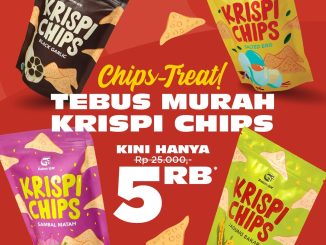 Promo Bakmi GM Tebus Murah Krispi Chips Rp. 5.000 berlaku 1–30 November 2025 di seluruh outlet