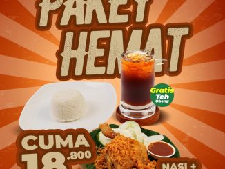 Promo Baresto Cafe Paket Hemat hanya Rp. 18.800 dengan Nasi Ayam Penyet dan Teh Obeng gratis