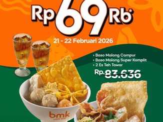 Promo Baso Malang Karapitan HUT BCA 69 Rp. 69.000 periode 21 – 22 Februari 2026 bayar QRIS BCA