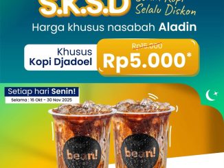 Promo Bean Spot x Bank Aladin S.K.S.D Es Kopi Djadoel Rp. 5.000 9
