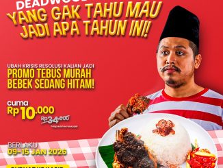Promo Bebek Carok Tebus Murah Bebek Sedang Hitam Rp. 10 ribu periode Januari 2026
