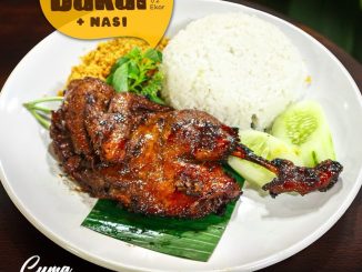 Promo Bebek Kaleyo Bebek Muda Bakar 1/2 Ekor dengan Nasi cuma Rp 45.455 sebelum pajak, tersedia di seluruh outlet.