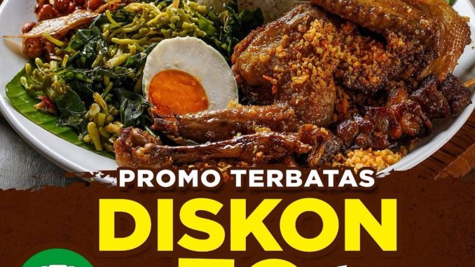 Promo Bebek Kaleyo GrabFood Diskon Rp. 30.000 hemat minimal pembelian Rp. 120.000