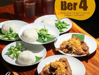 Promo Bebek Kaleyo Paket Ber-4 Rp. 209.092 2 bebek + 4 nasi + kremesan untuk 4 orang