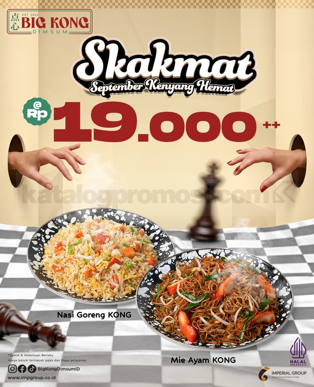 Promo Big Kong Dimsum SKAKMAT Menu Rp19.000++ Promo Big Kong Dimsum SKAKMAT Menu Rp19.000++ 1