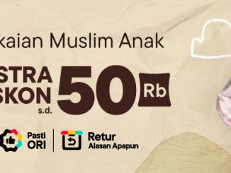 Promo Blibli Jumat Modest baju muslim anak diskon hingga Rp. 50.000