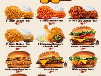 Promo Burger King NovemBERHEMAT menu mulai Rp. 17.000 dengan banyak pilihan menu hemat