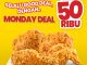 Promo CFC Monday Deal 4 Ayam Hanya Rp50.000 untuk dine-in, takeaway, dan aplikasi ojol