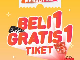 Promo CGV Monday Member Day Beli 1 Gratis 1 Tiket Nonton dengan kupon Buy 1 Get 1 Regular 2D