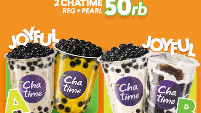 Promo Chatime Joyful Sharing Paket Hemat mulai Rp. 50.000 1
