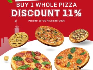 Promo Cheese & Dough Hero’s Day Whole Pizza Diskon 11%, nikmati pizza spesial selama 10–20 November 2025