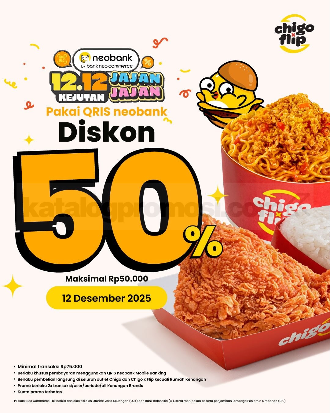 Promo Chigo x Flip 12.12 Cashback & Diskon 50% Promo Chigo x Flip 12.12 Cashback & Diskon 50% 3