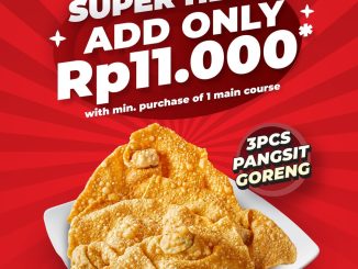 Promo Chopstix Tebus Murah Pangsit Goreng cuma Rp11.000 setiap pembelian menu utama Dine in & Take away