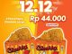 Promo Chubby 12.12 Large Crispy Chicken 2pc Rp. 44.000 berlaku 12 Desember 2025 di outlet tertentu.