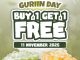 Promo Cincau Station Guriin Day beli 1 Guriin gratis Honeylime, berlaku 11 November 2025 untuk Member