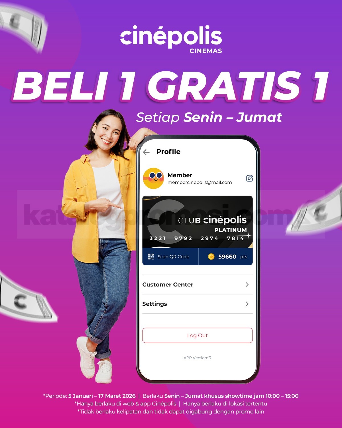 Promo Cinépolis Beli 1 Gratis 1 Tiket Nonton Promo Cinépolis Beli 1 Gratis 1 Tiket Nonton 1