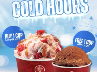 Promo Cold Stone Cold Hours Buy 1 Free 1 Ice Cream di seluruh outlet Cold Stone Indonesia