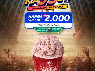 Promo Cold Stone HUT ke-2 Bank Saqu Mini Cup Ice Cream Rp2.000 berlaku 20 November 2025, 14.00–15.00 WIB