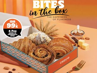 Promo CROCO Croissant Bites in the Box Rp.99.000 paket 4 pcs mixed croissant bites berbagai varian