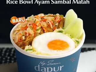 Promo Dapur Solo NEW! Rice Bowl Ayam Sambal Matah dengan ayam gurih dan sambal matah segar