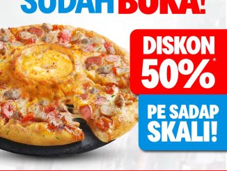 Promo Domino's Pizza Opening Manado Diskon 50% di Girian Bitung berlaku 27 November 2025