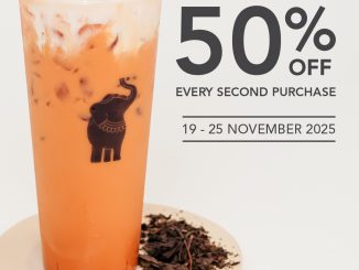 Promo Dum Dum Express Opening Duta Mall Banjarmasin diskon 50% Dum Dum Thai Drinks, berlaku 19–25 November 2025