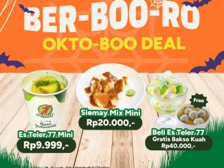 Promo Es Teler 77 Ber-Boo-Roo Okto-Boo Deal mulai Rp.9.999 dengan gratis Bakso Kuah di Jabodetabek & Medan
