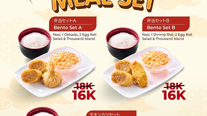 Promo FamilyMart Bento Meal Set Mulai Rp. 16K + Free Ice Tea 1