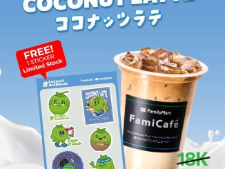 Promo FamilyMart Coconut Latte Gratis Sticker mulai Rp. 15.000 di seluruh outlet