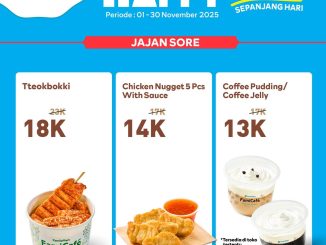 Promo FamilyMart Jajan Sore harga spesial mulai Rp. 13.000 nikmati Tteokbokki, Nugget, Coffee Pudding