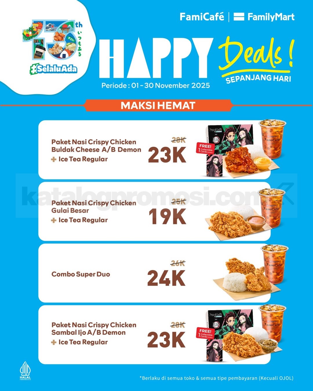 Promo FamilyMart Paket Maksi Hemat mulai Rp. 19.000 Promo FamilyMart Paket Maksi Hemat mulai Rp. 19.000 untuk makan siang komplit November 2025