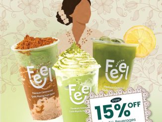 Promo Feel Matcha Kartini Day Diskon 15% Semua Minuman untuk semua ukuran